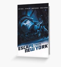 Escape from New York Greeting Card