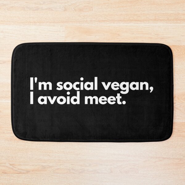 Item preview, I'm social vegan I avoid meet designed and sold by TheBrotherHouse.