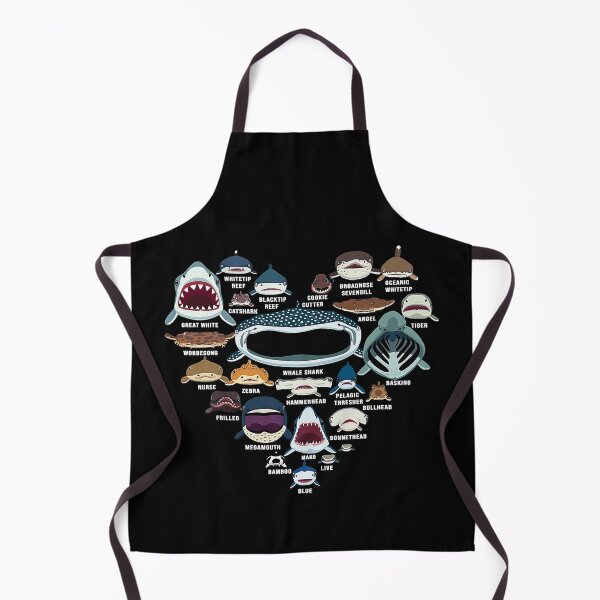 Item preview, Types Of Shark Identification - Shark Faces - Shark Heart designed and sold by PerkinsAarav.