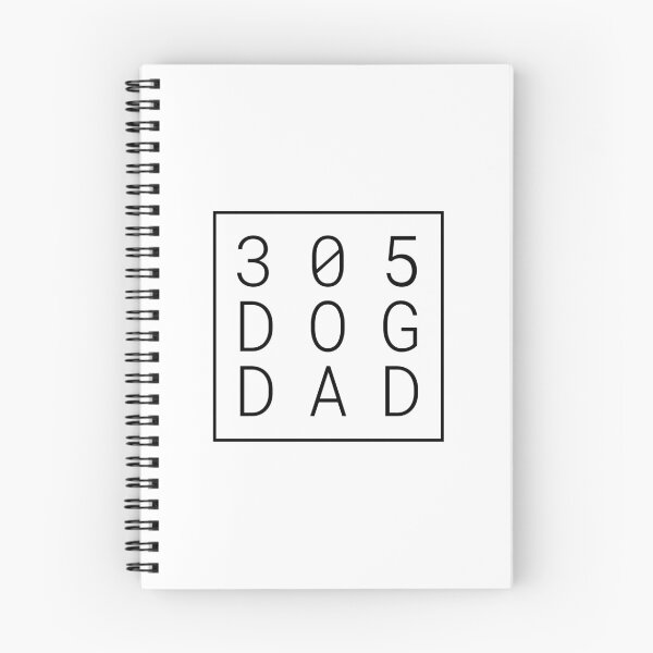 Item preview, 305 Dog Dad - Minimalist Black Type in a Square - Boxed  designed and sold by 8PawsStudio.