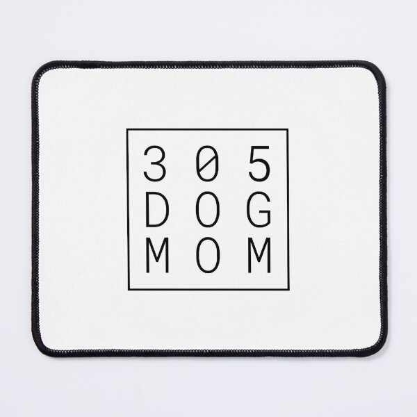 Item preview, 305 Dog Mom - Minimalist Black Type in a Square - Boxed  designed and sold by 8PawsStudio.