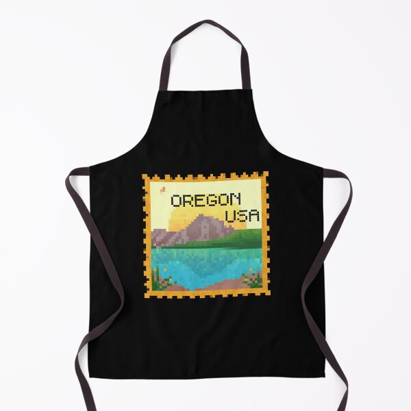 Item preview, Oregon USA Pixelated Stamp designed and sold by DansDankDesigns.