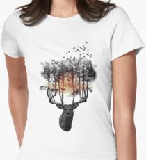 Ashes to ashes. Women's Fitted T-Shirt