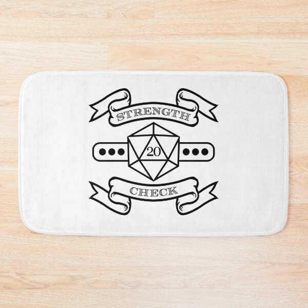 Item preview, Strength Check - 20 - Black designed and sold by Daggerton.