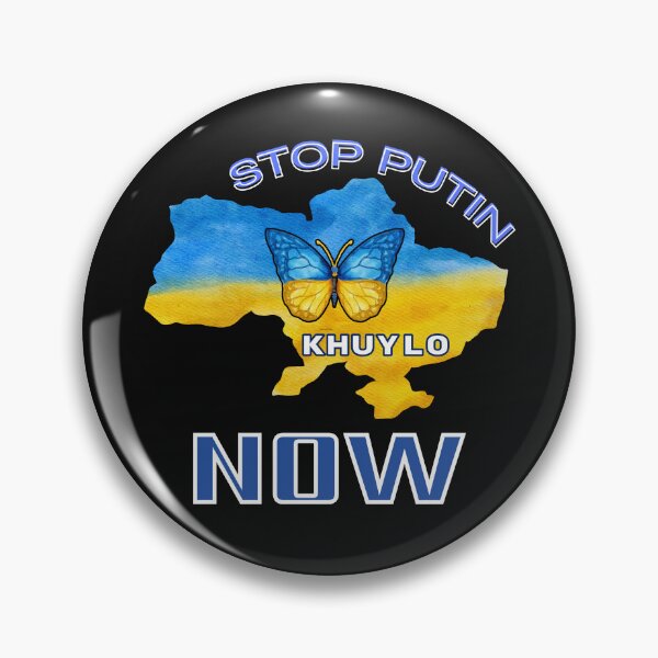 Item preview, Stop Putin Now | Slava Ukrayini | Free Ukraine | Putin Khuylo designed and sold by Spiritualish.