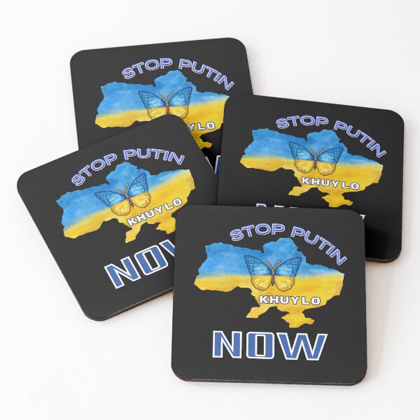 Item preview, Stop Putin Now | Slava Ukrayini | Free Ukraine | Putin Khuylo designed and sold by Spiritualish.