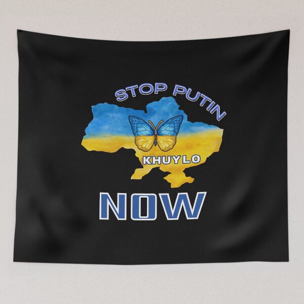 Item preview, Stop Putin Now | Slava Ukrayini | Free Ukraine | Putin Khuylo designed and sold by Spiritualish.
