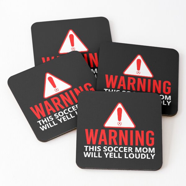 Item preview, Soccer Warning This Soccer Mom Will Yell Loudly Sticker designed and sold by lewisnash6.