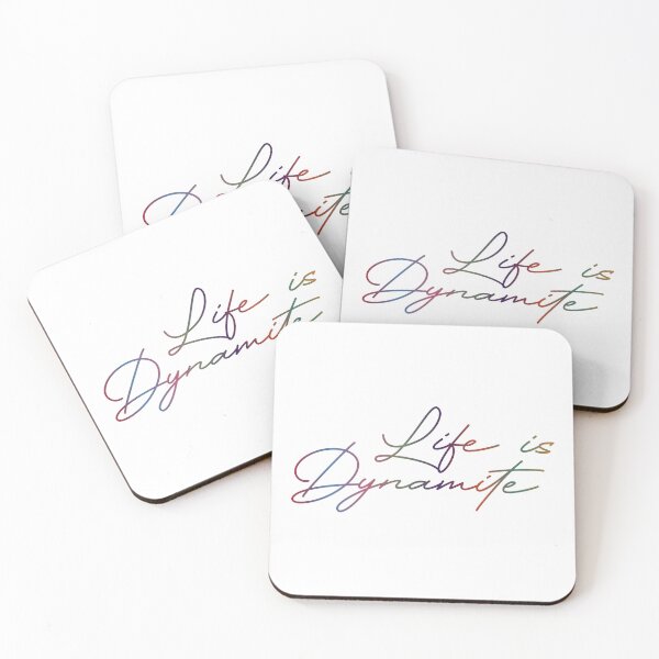 Item preview, BTS Life is dynamite Typography  designed and sold by JeonDaisy.