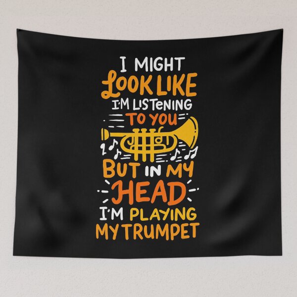 Item preview, Trumpet Player - I'm Playing My Trumpet designed and sold by christinecather.
