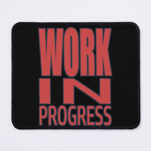 Item preview, Work In Progress, Bodybuilding, Motivational, Inspirational, Typography, Aesthetic Text, Minimalistic designed and sold by DULCE76.