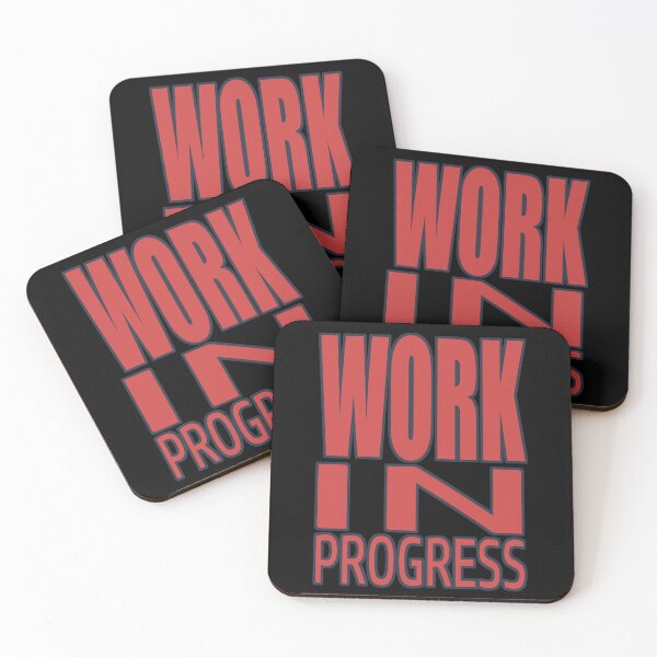 Item preview, Work In Progress, Bodybuilding, Motivational, Inspirational, Typography, Aesthetic Text, Minimalistic designed and sold by DULCE76.