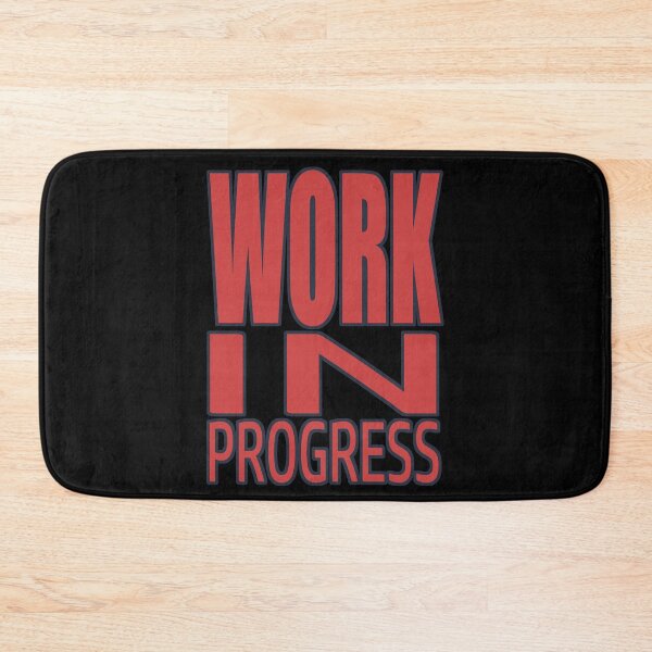 Item preview, Work In Progress, Bodybuilding, Motivational, Inspirational, Typography, Aesthetic Text, Minimalistic designed and sold by DULCE76.