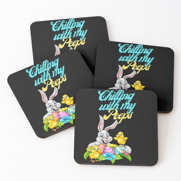 Item preview, Chilling with my peeps, Easter Chick & Bunny designed and sold by Sam Artist.