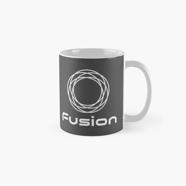 Fusion logo (portrait white) Classic Mug