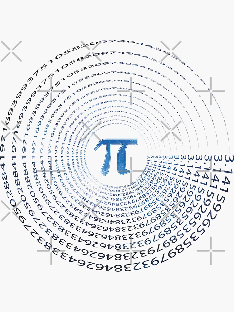"Pi Day Formulas Mathematics" Sticker by Adenameri Redbubble