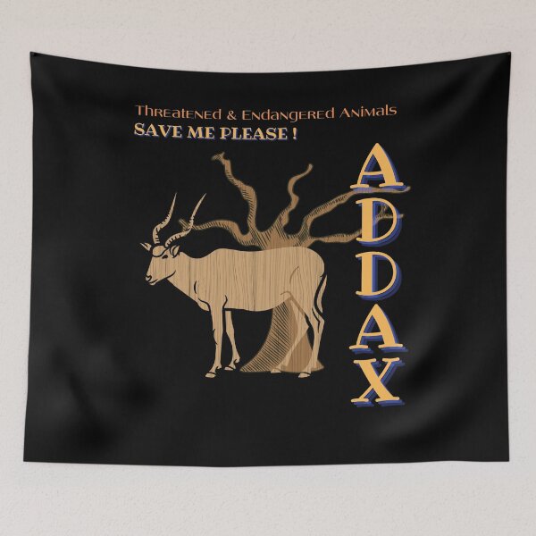 Item preview, Addax Endangered Animals designed and sold by yassooarts.