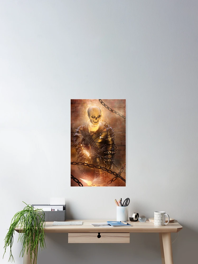Thumbnail 2 of 3, Poster, Ghost Rider designed and sold by Marc Mons.