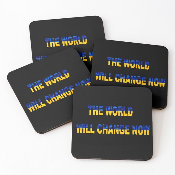 Item preview, THE WORLD WILL CHANGE NOW - SLAVA UKRAYINI - VOLODYMYR ZELENSKY - ВОЛОДИМИР ЗЕЛЕНСЬКИЙ - СЛАВА УКРАЇНІ designed and sold by BestStuffDepot.