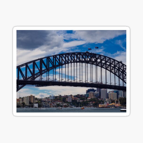 Item preview, Going Under Sydney Harbour Bridge designed and sold by Michael McGimpsey.