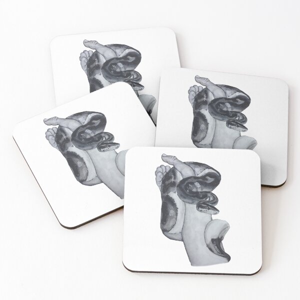 Item preview, Jekyll the Piedbald Python  designed and sold by Madison Whitaker.
