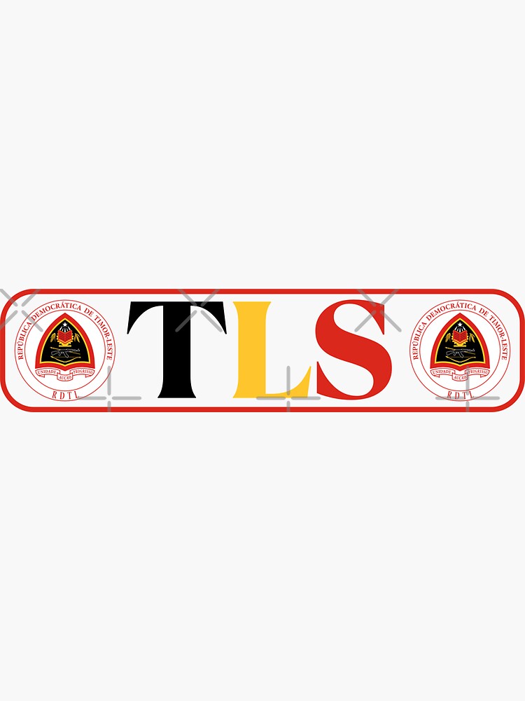 tls-3-letter-code-east-timor-sticker-by-fedsherdesign-redbubble