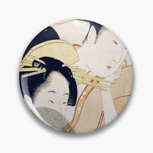 Item preview, Traditional Japanese Women Chojiya Hinazuru Hinamatsu (1753-1806) Utamaro Kitagawa designed and sold by metaweb.