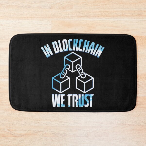 Item preview, In Blockchain We Trust | Funny Blockchain Developer designed and sold by DrawingBoard.