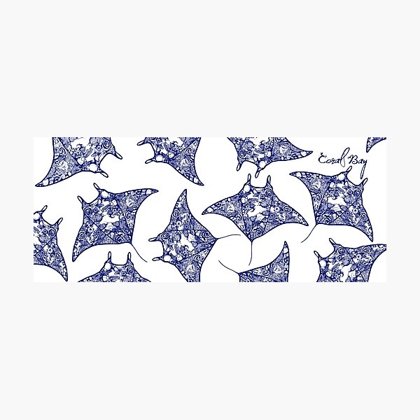 Item preview, Manta - Coral Bay designed and sold by Sadie James.