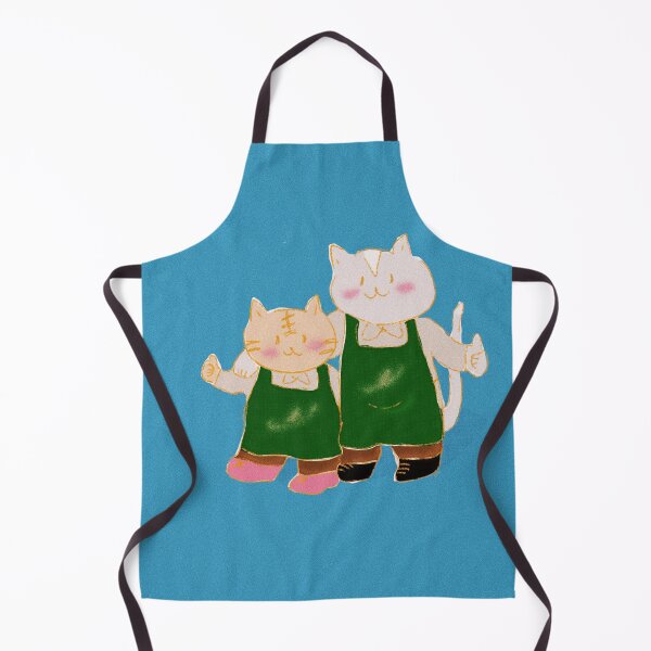 Item preview, milo and truffles- cat baristas designed and sold by commawrld.