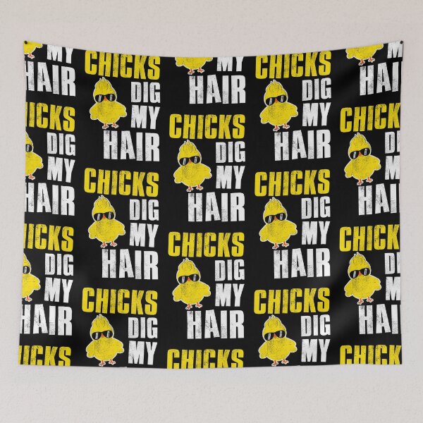 Item preview, Chicks Dig My Hair, Easter Gift Idea designed and sold by FNStuff.