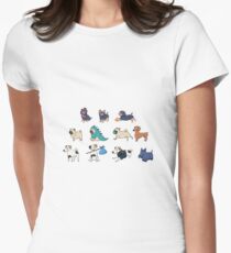 Purebred dogs 4 Women's Fitted T-Shirt