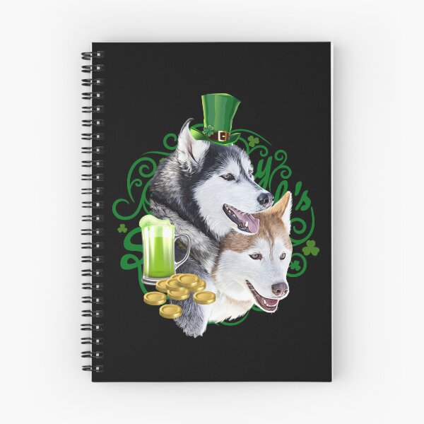 Item preview, St Patrick's Day Irish Saint Patrick Shamrock Husky Love Fun designed and sold by Barnissim.