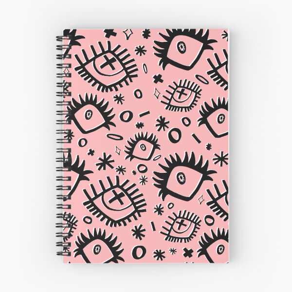 Item preview, Coral Trippy Eye Doodle Pattern (Drawn With Sharpie) designed and sold by JynnDoesArt.