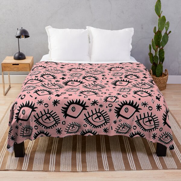 Item preview, Coral Trippy Eye Doodle Pattern (Drawn With Sharpie) designed and sold by JynnDoesArt.