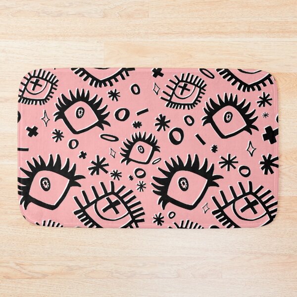Item preview, Coral Trippy Eye Doodle Pattern (Drawn With Sharpie) designed and sold by JynnDoesArt.