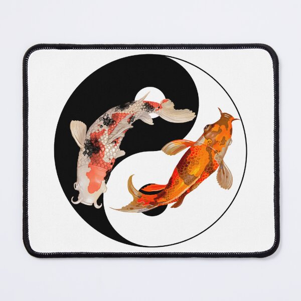 Item preview, Yin Yang Carp Balance Taijitu Japanese Nishikigoi Koi Fish designed and sold by Minnesnowta.
