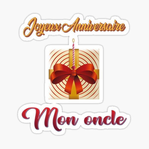 Produits Sur Le Theme Joyeux Anniversaire Mon Oncle Redbubble