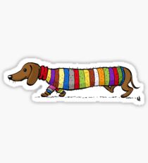 Colourful Dachshund Sticker