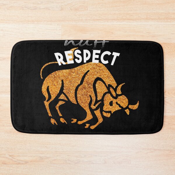 Item preview, Nuff Respect, Bull covered with gold water designed and sold by Arab Fashion.