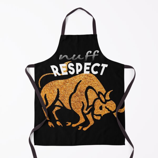 Item preview, Nuff Respect, Bull covered with gold water designed and sold by Arab Fashion.