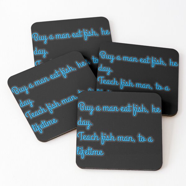 Item preview, Buy a man eat fish, he day, teach fish man, to a lifetime designed and sold by Lepsipoo.