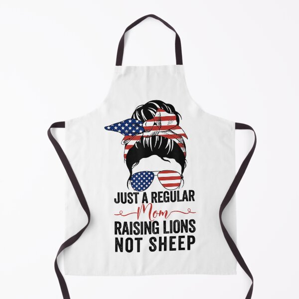 Item preview, Just A Regular Mom Raising Lions Not Sheep Patriot designed and sold by davetmccall.