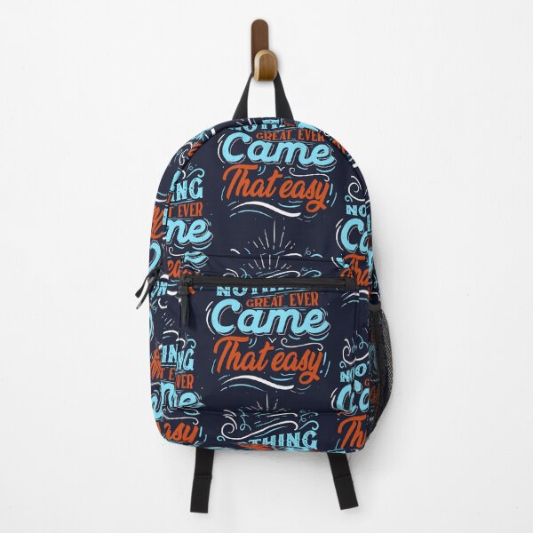 Item preview, Nothing Great Ever Came That Easy - Positive Lettering influence motivation for men women designed and sold by The Patootoos.