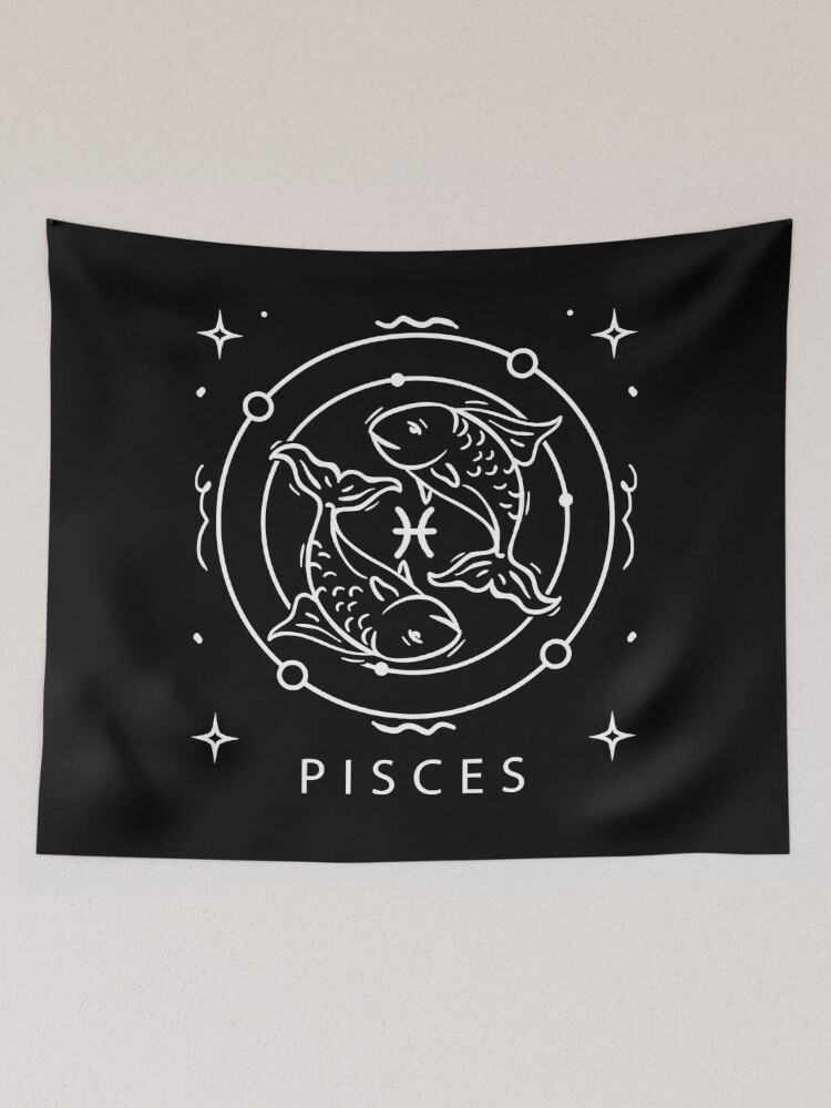 Pisces Zodiac Sign Astrology Birthday Month Pisces Tapestry