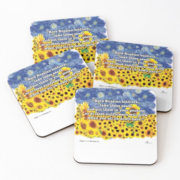 Item preview, Blue sky with sunflowers  designed and sold by sultanaalandis.