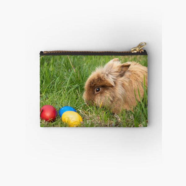 Item preview, Brown dwarf rabbit and three easter eggs designed and sold by Stefan Rotter.