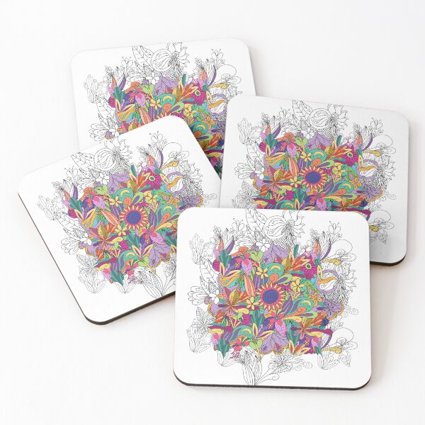 Item preview, colored flowers designed and sold by DeepJo.