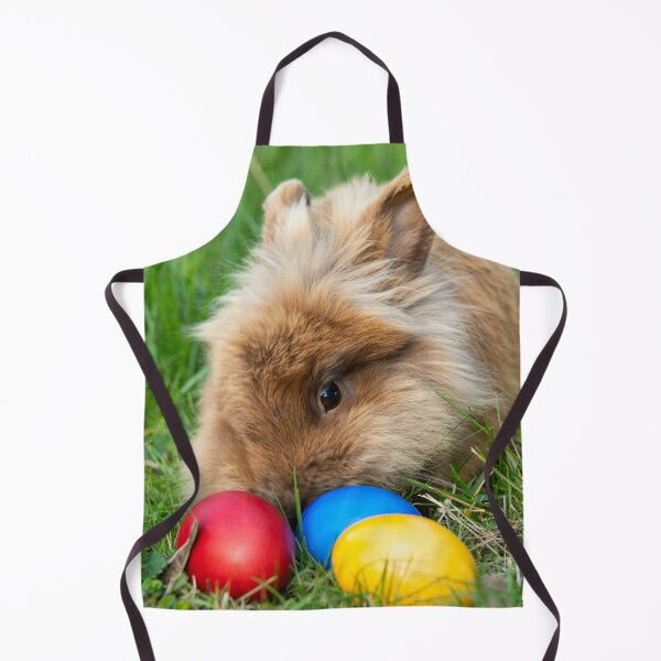 Item preview, Brown dwarf rabbit and three easter eggs designed and sold by Stefan Rotter.