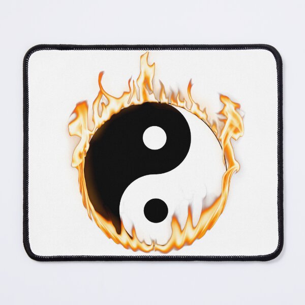 Item preview, Yin Yang Fire Feng Shui Burning Ying Yang Taoism Buddhism designed and sold by Minnesnowta.